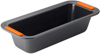 Thumbnail for Le Creuset Antihaft Kastenform, Rechteckig, 30 x 11,5 x 7 cm, Sauerteigbeständig, Aus Karbonstahl gefertigt, Anthrazit/Orange, 94101700000000 im Sale