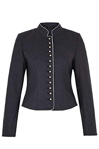 Hammerschmid Damen Damen Trachtenjanker kurz blau, BLAU/GRAU, 34 im Sale