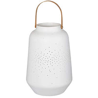 Thumbnail for Räder Zuhause Large lantern made of porcelain with brass handle in white with a height of 30cm, 13185 on sale