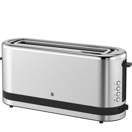 WMF Küchenminis Toaster Langschlitz mit Brötchenaufsatz, 2 Scheiben, , Bagel-Funktion, 7 Bräunungsstufen, 900W, Toaster edelstahl matt im Sale