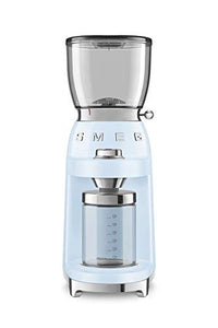 Thumbnail for SMEG, Coffee Grinder CGF01PBEU, Conical Stainless Steel Grinder, 30 Grinding Settings, 350g Coffee Bean Container, Premium Die-Cast Aluminum Housing, 150W, Blue on Sale