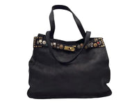 Thumbnail for Campomaggi Tasche Verschlussart: Drehverschluss Grifftyp: Zwei Ledergriffe N Fächer: 1N Geschlossene Taschen: 1 Zubehör: Verstellbarer Schultergurt, Stoffeinkauf, Crem Kit, Schwarz im Sale