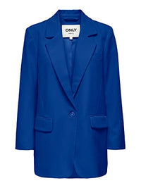 Thumbnail for ONLY Damen Oversized Langarm Blazer | Eleganter Basic Cardigan | Business Jacke Mantel ONLLANA-Berry, Farben:Grün, im Sale