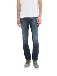 Thumbnail for TOM TAILOR Herren 1037638 Josh Regular Slim Jeans mit Stretch, 10170-blue Black Denim, 32/34 im Sale