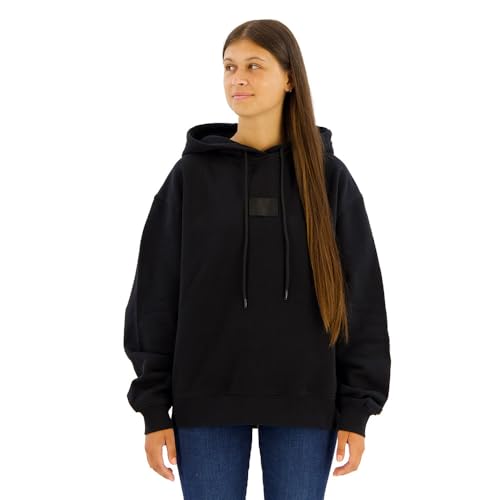Replay Damen Hoodie mit Kapuze, Schwarz (Black 098), im Sale