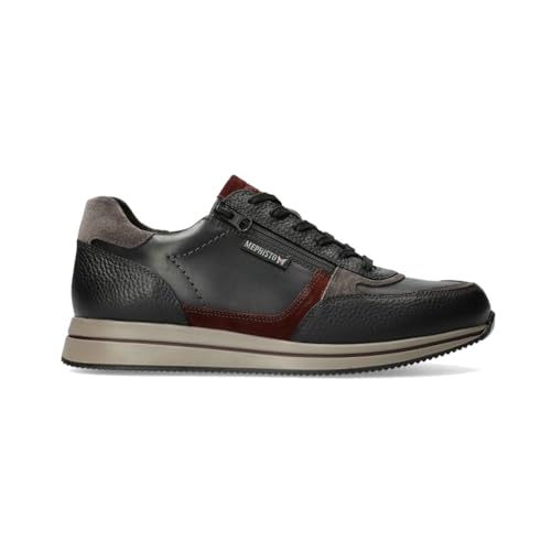 Mephisto - Verschluss Sneaker Gilford Schwarz aus Textil - Absatzhöhe Reissverschluss Schnürsenkel - 1,5 im Sale