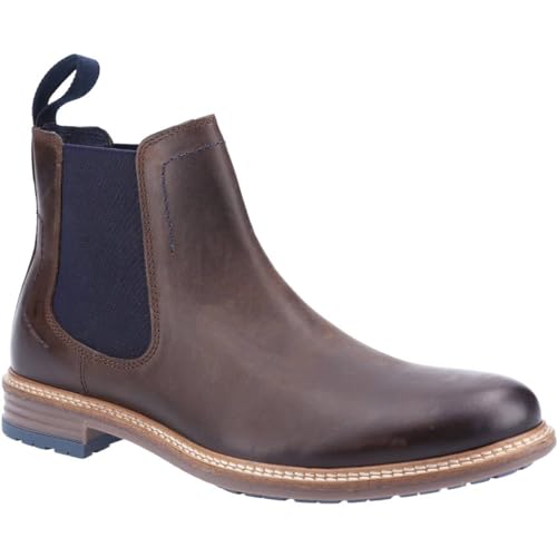 Hush Puppies Herren Justin Chelsea-Stiefel, braun, 44.5 EU im Sale