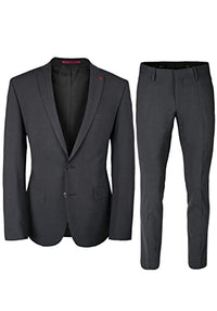 Thumbnail for Roy Robson Herren Anzug Slim Fit 2-teilig (Dark Grey, 26, Slim) im Sale