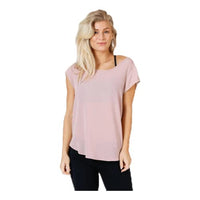 Thumbnail for ONLY Women's Plain Short Sleeve Blouse | Basic Round Neck | Blouses T-Shirt Blouse Top ONLVIC, Colors: Antique Pink, on Sale