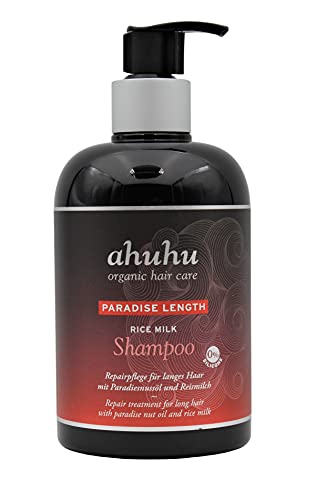 ahuhu Paradise Length Rice Milk Shampoo 500ml with paradise nut oil on sale