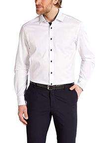 Thumbnail for ETERNA Modern Fit Hemd extra Langer Arm Oxford weiß im Sale