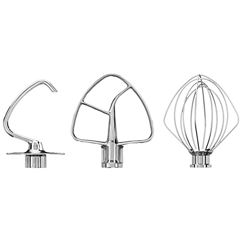 KitchenAid 5KSM5TH3PSS KSM5TH3PSS KÜCHENMASCHINEN ZUBEHÖR-SET AUS EDELSTAHL, Silber im Sale