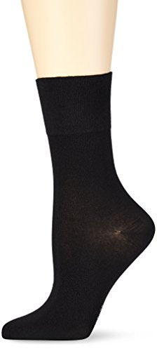 Nur Die Damen Strick Socken Feine Komfort, Gr. 39/42, Schwarz (schwarz 940) im Sale