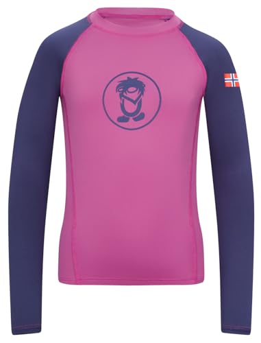 Trollkids Kvalvika Surf UV shirt Mallow pink/violet blue on sale