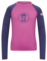 Thumbnail for Trollkids Kvalvika Surf UV shirt Mallow pink/violet blue on sale