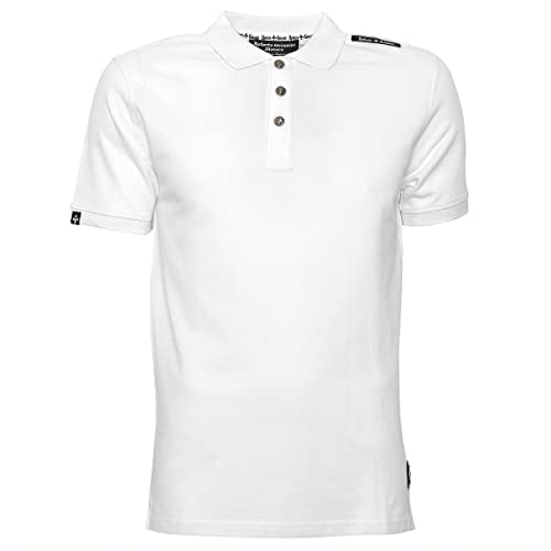 Roberto Geissini Polo Basic Men - White 2 im Sale