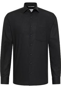 Thumbnail for eterna Modern Fit shirt long sleeve breast pocket shark collar white on sale