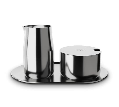 alfi MILK AND SUGAR SET, matt, high-quality stainless steel milk and sugar set, stylish design, dishwasher-safe, durable on sale
