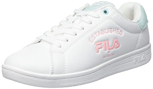 FILA women's Crosscourt 2 NT Logo wmn sneaker, White-Pale Rosette, 39 EU on sale