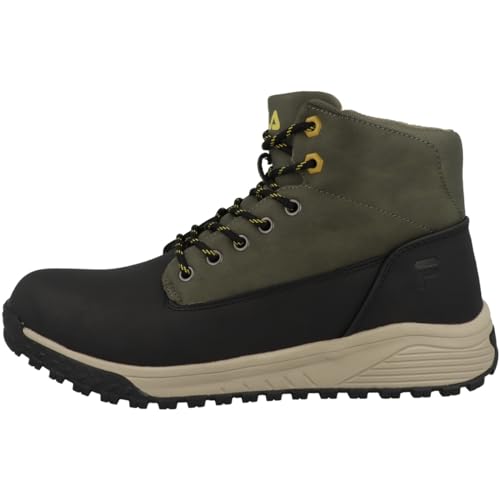 FILA Men's Lance XXI Hiking, Winter Boots, Black-Olive Night, EU on sale
