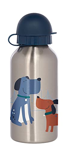 SIGIKID 25098 EdelstahlTrinkflasche Hund Green Kinderflasche Mädchen und Jungen Accessoires empfohlen ab 3 Jahren blau 400ml im Sale