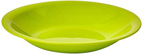 Rotho Caruba tiefer Plastikteller Mehrweg, Kunststoff (PP) BPA-frei, grün, 21,0 x 21,0 x 3,5 cm im Sale