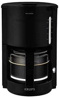 Thumbnail for Krups F30908 ProAroma Filterkaffeemaschine mit Glaskanne, 1,25L Füllmenge, 10-15 Tassen, 1050W, Schwarz im Sale