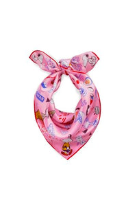 Thumbnail for CODELLO X Peanuts Snoopy Nicki Tuch, Seide, Rosa, Multicolor im Sale