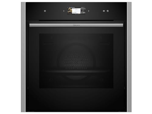 NEFF B64FS31N0 Einbau-Dampfbackofen N90, Integrierbarer Backofen 60 x 60cm, Slide&Hide, Full Touch TFT-Display, Favorit, Soft Open & Close, Schwarz im Sale