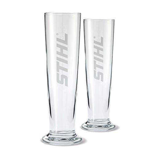 Stihl beer glass set of 2, beer glasses capacity 0.3l, gift for men, fans and lovers on sale