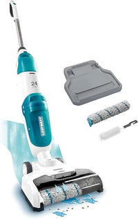 Thumbnail for Leifheit battery-powered vacuum cleaner Regulus Aqua PowerVac Pro 2.0 with corner glider, vacuums, wipes and dries, 3.5 kg lightweight wet vacuum cleaner with powerful 24 V, cordless wet and dry vacuum cleaner with 26 min runtime on sale