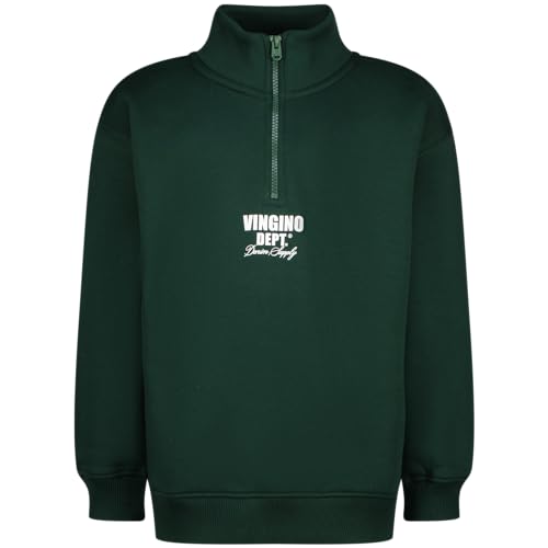 Vingino Boys Basic-Half Zip in Colour Lake Blue in Size 12 im Sale