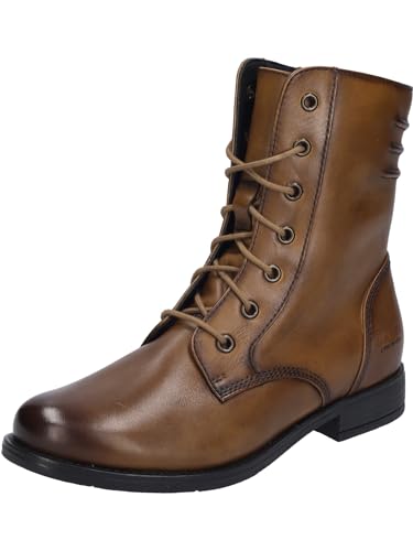 Josef Seibel Damen Schnürstiefeletten Simona 01,Weite G (Normal),Wechselfußbett,Stiefel,Bootee,Booties,halbstiefel,Cognac,36 EU im Sale