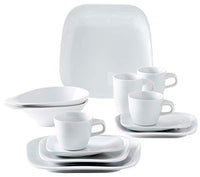 Thumbnail for KAHLA 15E197A90015C Elixyr Design 2Go Porzellan Geschirrset für 2 Personen Komplettset Tafelservice 12-teilig modern Tassen Teller Schalen Suppenteller weiß im Sale