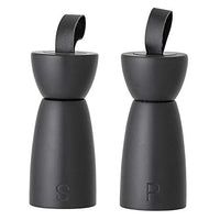 Thumbnail for Bloomingville 82048934 Salt & Pepper Mill, Wood-Steel-Leather on Sale