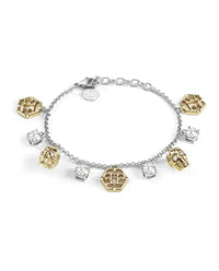 Thumbnail for Philipp Plein Damen-Armband 3D Skull Zweifarbig PJ3AA11BU im Sale