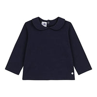 Thumbnail for Petit Bateau Baby Mädchen Langarmbluse, Blau Smoking, 6 Monate im Sale