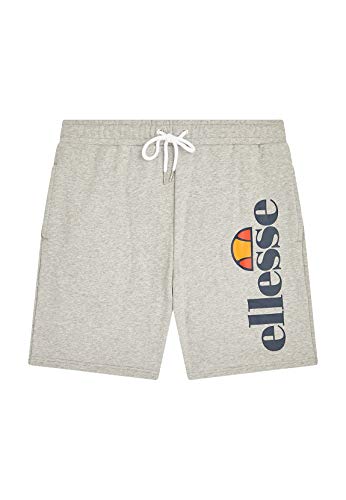 Ellesse Mens Bossini Fleece Short, Gray Marl, MED on sale