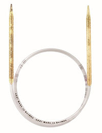 Thumbnail for Addi 405-7 circular knitting needle champagne 80 cm, 10 mm on sale