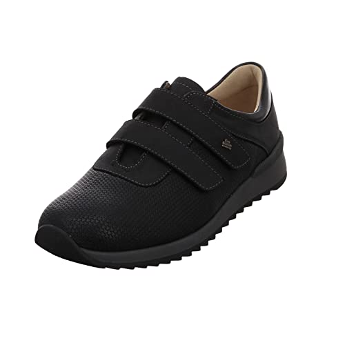 Finn Comfort women's slipper shoes Ivrea velcro shoe leather combination leisure elegant slip-ons uni comfortable wide velcro fastener on sale