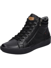 Thumbnail for Josef Seibel Damen High-Top Sneaker Claire 11,Weite G (Normal),Wechselfußbett,straßenschuhe,Strassenschuhe,Black-Black,38 EU im Sale