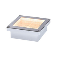 Thumbnail for Paulmann 94724 LED Solar Bodeneinbauleuchte Aron Bewegungsmelder insektenfreundlich IP67 100x100mm 2200K 0,5W 25lm Weiß eckig Edelstahl, Kunststoff im Sale