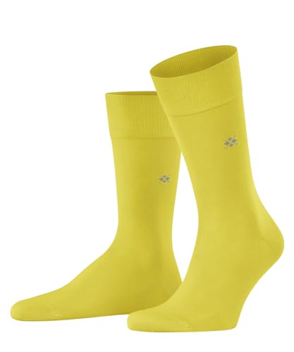 Burlington Herren Socken Dublin SO Baumwolle einfarbig 1 Paar, Gelb (Yellow-Green 1390) neu - umweltfreundlich, 40-46 im Sale