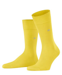 Thumbnail for Burlington Herren Socken Dublin SO Baumwolle einfarbig 1 Paar, Gelb (Yellow-Green 1390) neu - umweltfreundlich, 40-46 im Sale