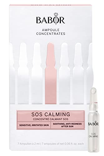 BABOR SOS Calming, Serum Ampoules for the Face, With Aloe Vera and Panthenol for instantly soothed skin, Ampoule Concentrates, 7 x 2 ml on Sale