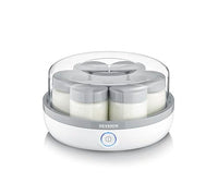 Thumbnail for SEVERIN yogurt maker, yogurt machine with time display for making homemade and vegan yogurt, includes 7 yogurt jars with glass lids, BPA-free, JG 3518 on sale