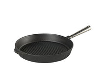 Thumbnail for Grillpfanne 28 cm. Edelstahlgriff. Auf allen Herdarten, Ofen, Grill & offenem Feuer einsetzbar im Sale