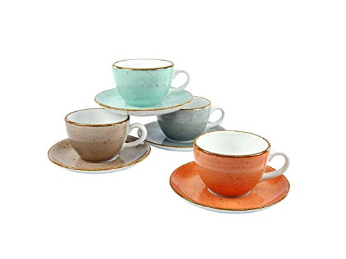 CreaTable 17725, Serie Vintage Nature, Geschirrset Kaffeetassenset 8 teilig im Sale