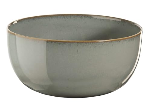 ASA Saisons stoneware salad bowl in the color Eucalyptus, dimensions: 22cm x 22cm x 11cm, 27271175 on sale
