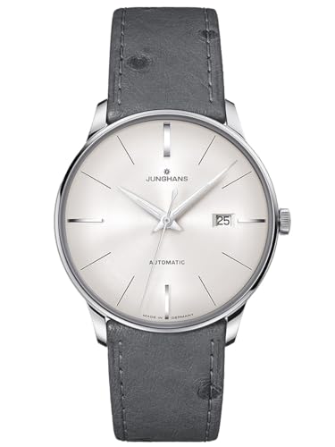 JUNGHANS Herren-Automatikuhr Meister mit Lederband 27/4416.02 im Sale
